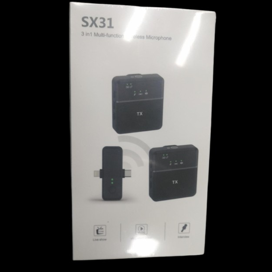 SX31  3-in-1 Multifunction wireless Microphone